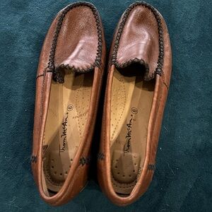 Thom McAn Chestnut Leather Loafers